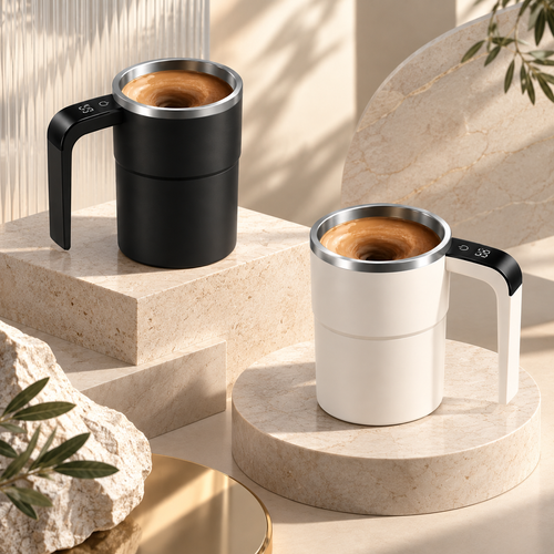 Brewwa Pro™ — Advanced Stirring Mug
